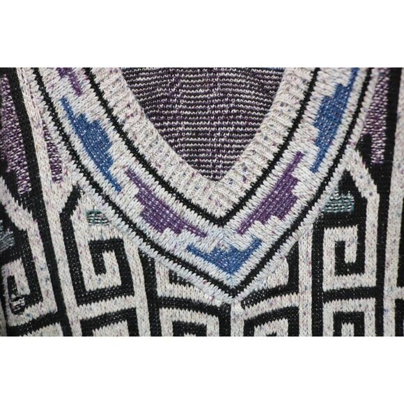 J T Beckett Vtg. Men's V-Neck Pullover Sweater-Size Medium-Thick - Picture 8 of 11